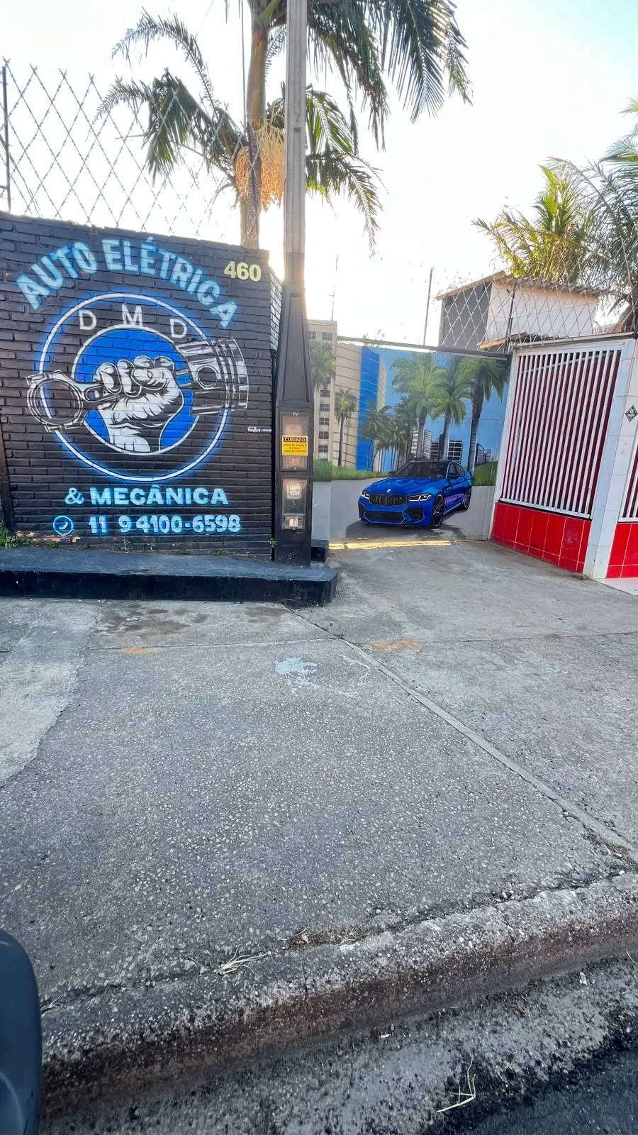 Fachada da DMD Auto Elétrica e Mecânica